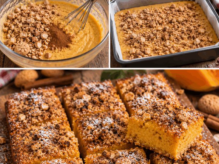 Quadrotti alla Zucca, Amaretti e Cannella – Lombardia