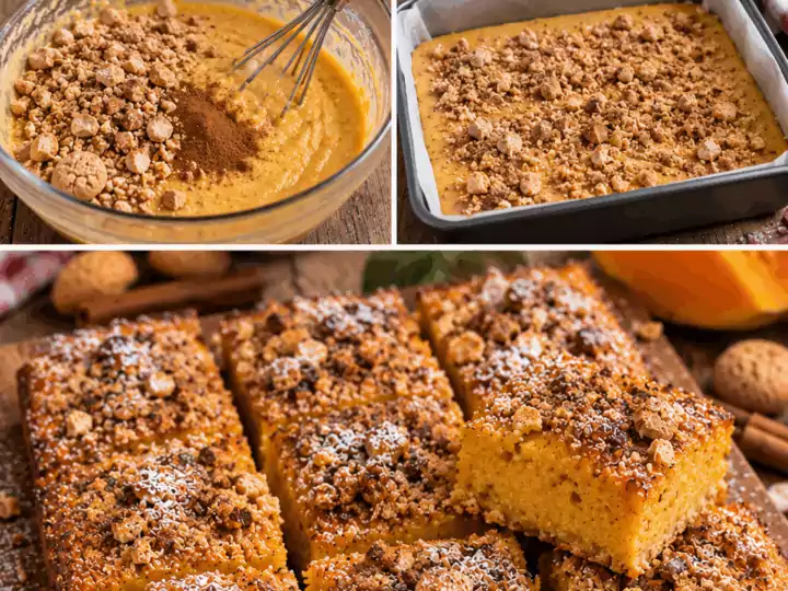 Quadrotti alla Zucca, Amaretti e Cannella – Lombardia