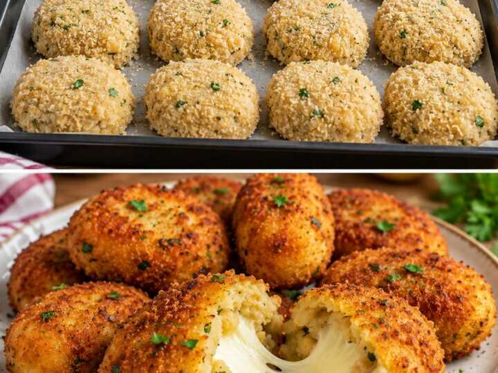 Crocchette di Ceci e Patate con Cuore di Provola