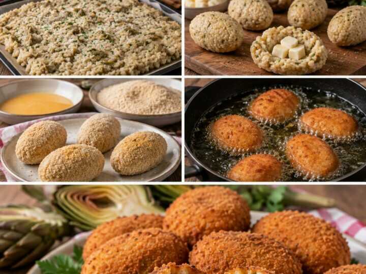 Supplì di Riso ai Carciofi con Cuore di Scamorza – Lazio