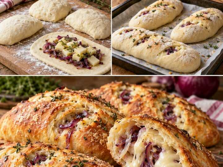 Filoncini Rustici alle Cipolle Rosse, Provolone e Timo – Calabria