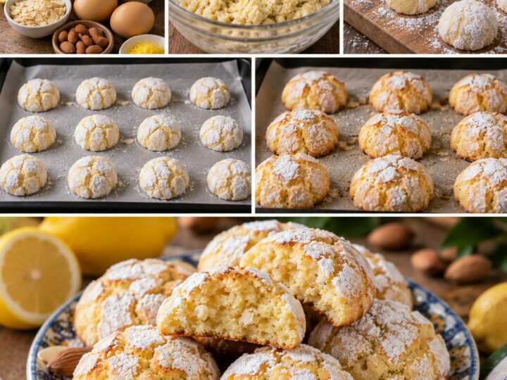 Biscotti Morbidi al Limone, Mandorle e Ricotta – Sicilia