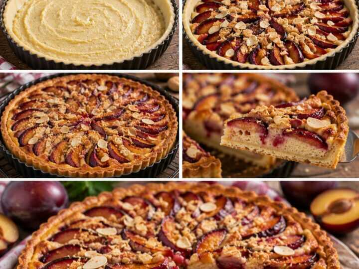 Crostata Frangipane alle Prugne con Mandorle e Amaretti – Piemonte