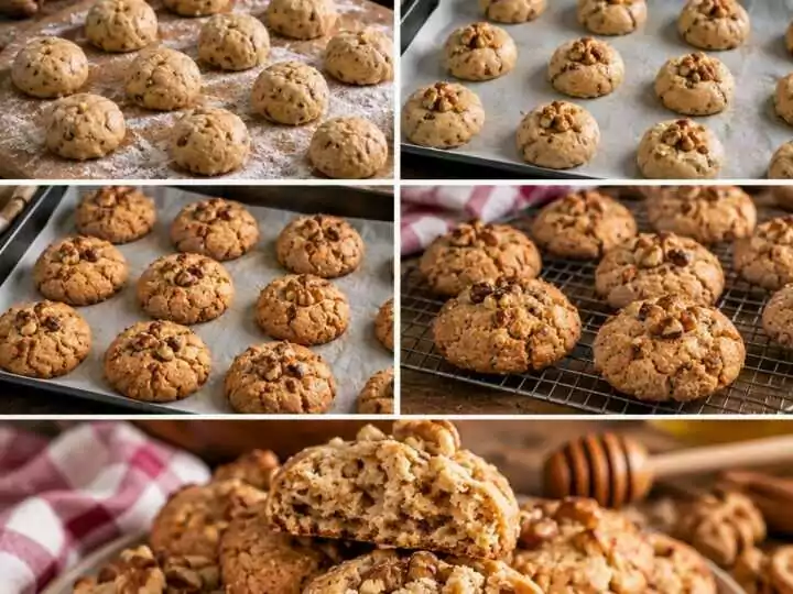 Biscotti Rustici al Miele con Noci e Cannella – Toscana