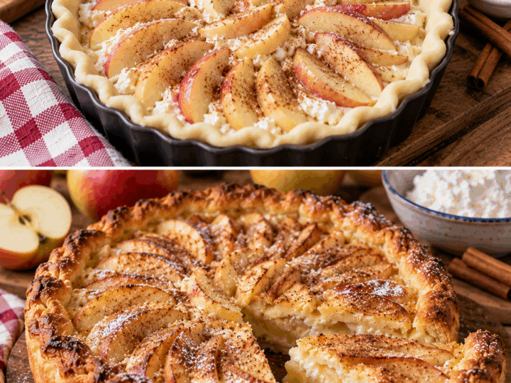 Torta Rustica di Mele, Ricotta e Cannella – Lazio