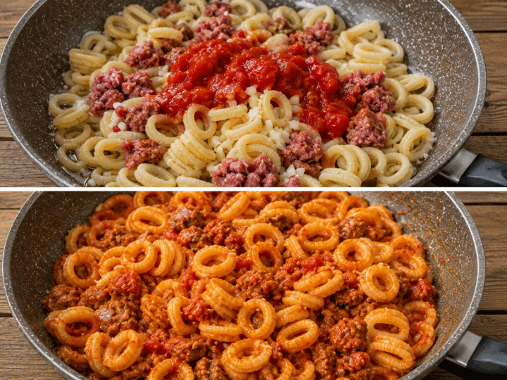 Lorighittas alla Campidanese con Salsiccia e Pomodoro – Sardegna