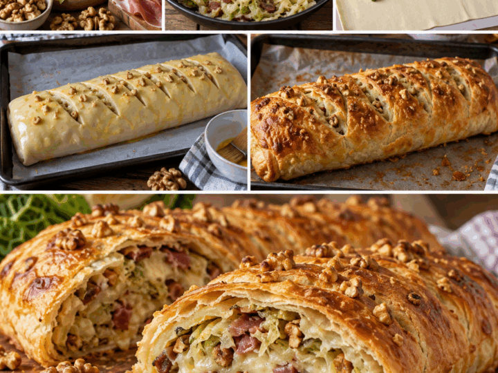 Strudel Salato con Verza, Speck, Fontina e Noci – Trentino-Alto Adige