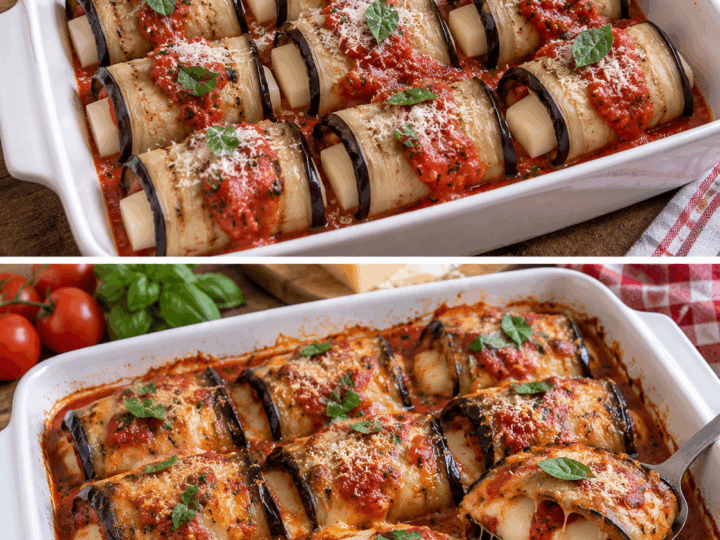 Involtini di Melanzane con Caciocavallo e Pomodoro – Sicilia