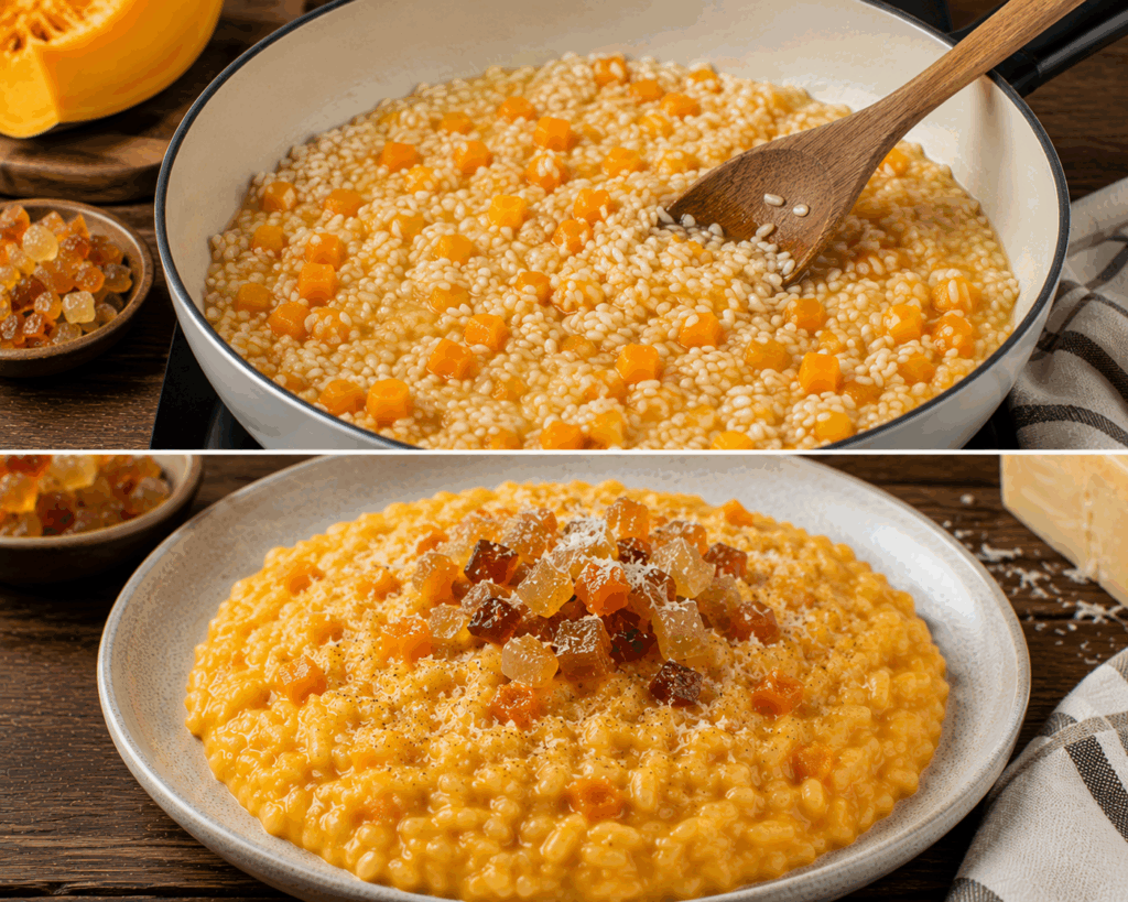 Risotto alla Zucca con Mostarda Mantovana – Lombardia