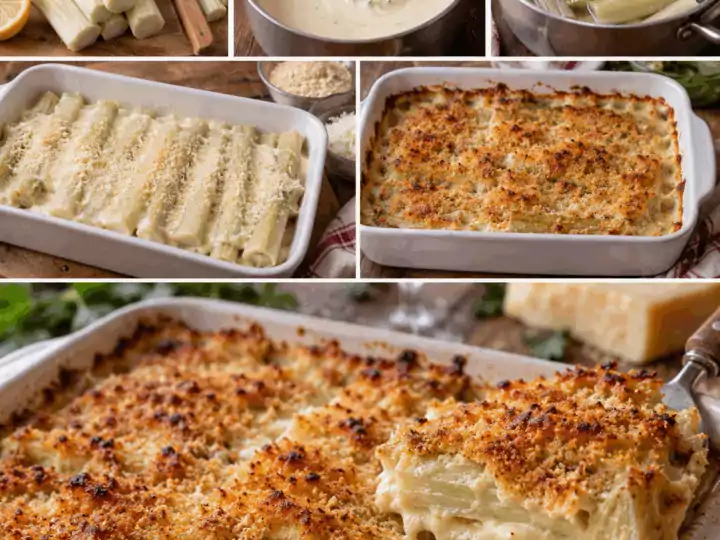 Cardi al Forno con Besciamella al Parmigiano e Pangrattato Croccante – Piemonte