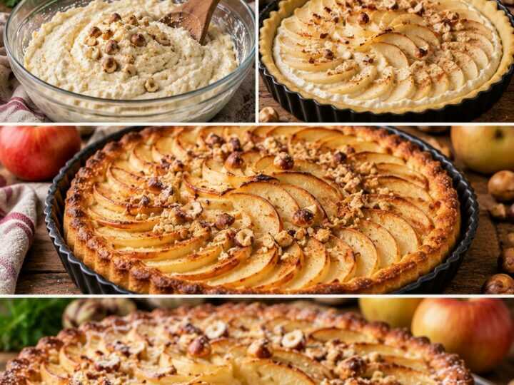 Crostata Morbida alle Mele, Crema di Ricotta e Nocciole – Piemonte