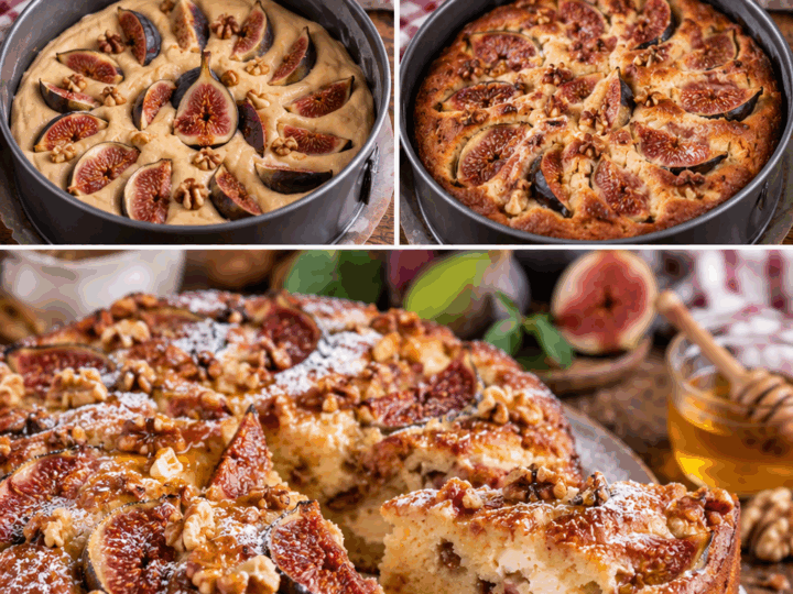 Torta Morbida ai Fichi con Mascarpone, Miele e Noci – Toscana