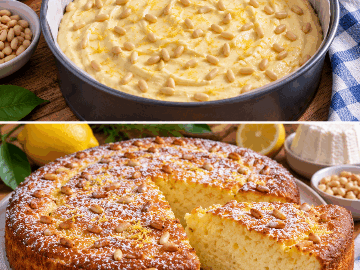 Torta Soffice di Ricotta, Limone e Pinoli – Liguria