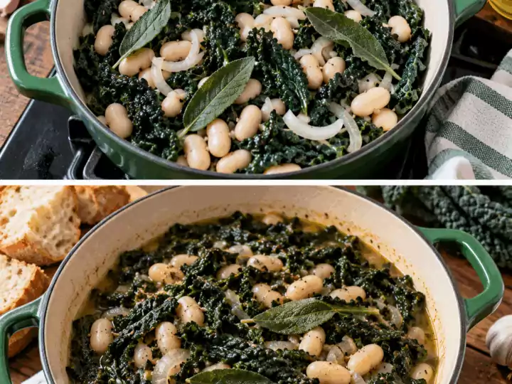 Cavolo Nero Stufato con Cannellini e Salvia – Toscana