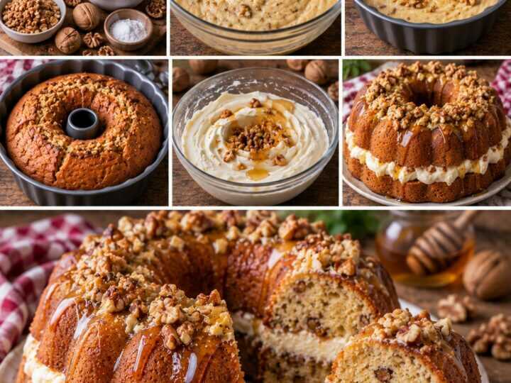 Ciambella al Miele, Noci e Crema di Mascarpone – Toscana