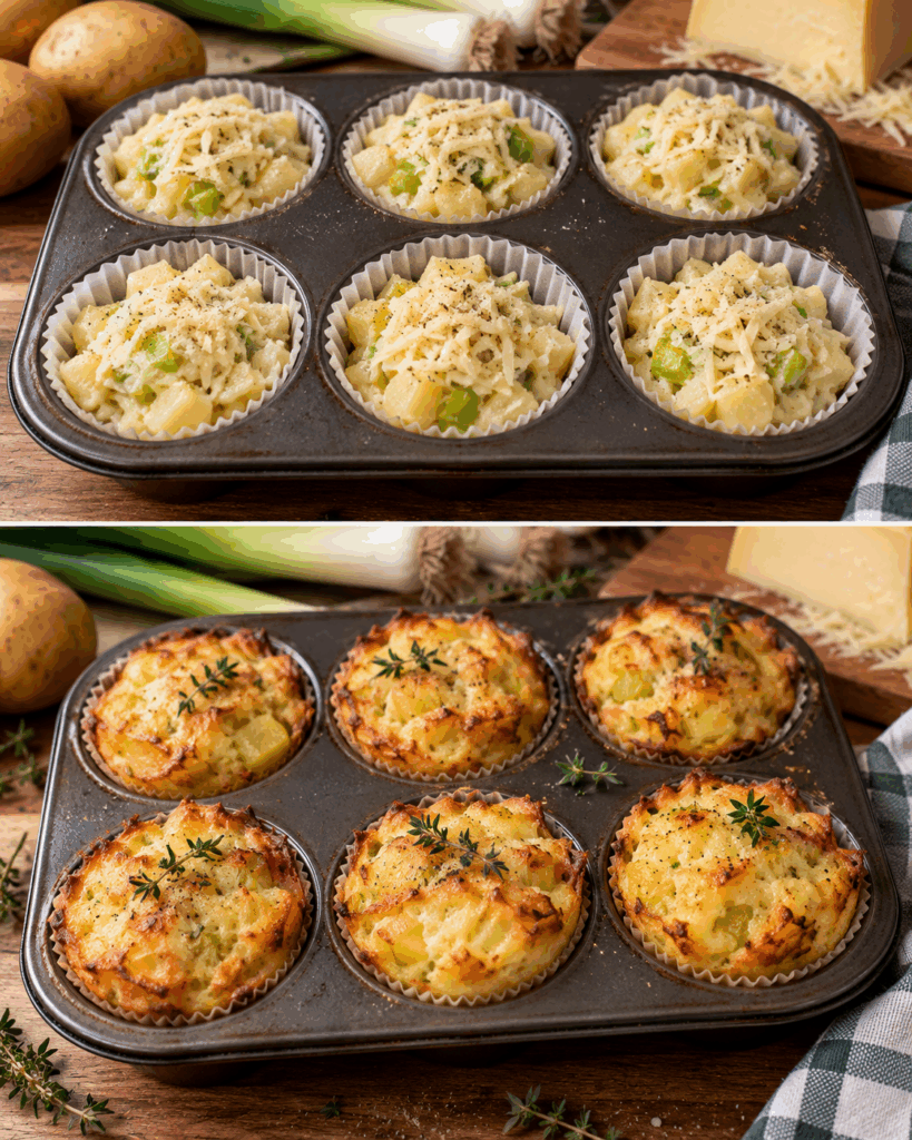 Tortini Caldi di Patate, Porri e Montasio – Friuli-Venezia Giulia