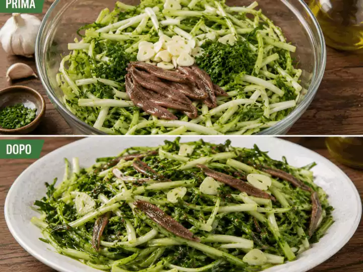 Puntarelle alla Romana con Acciughe e Aglio – Lazio