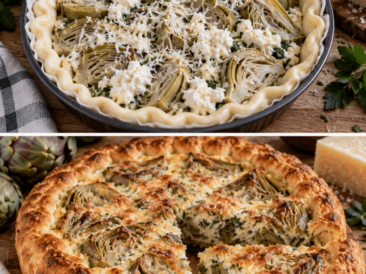 Torta Salata con Carciofi, Ricotta e Pecorino – Toscana