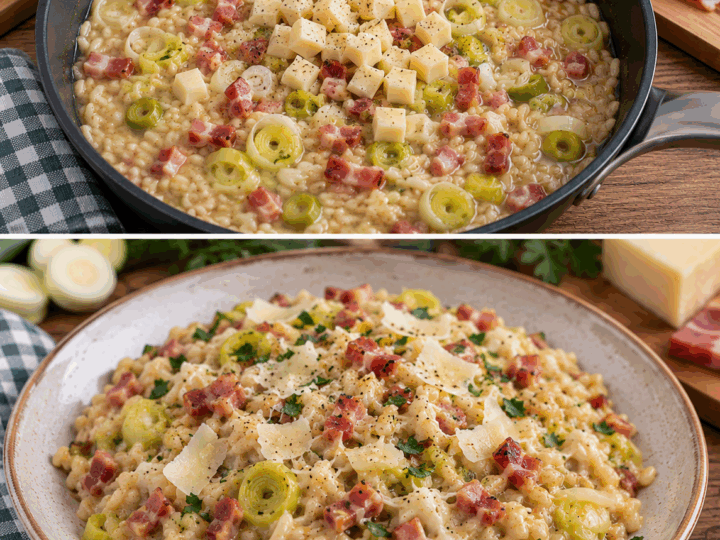 Orzotto con Porri, Speck e Montasio – Friuli-Venezia Giulia