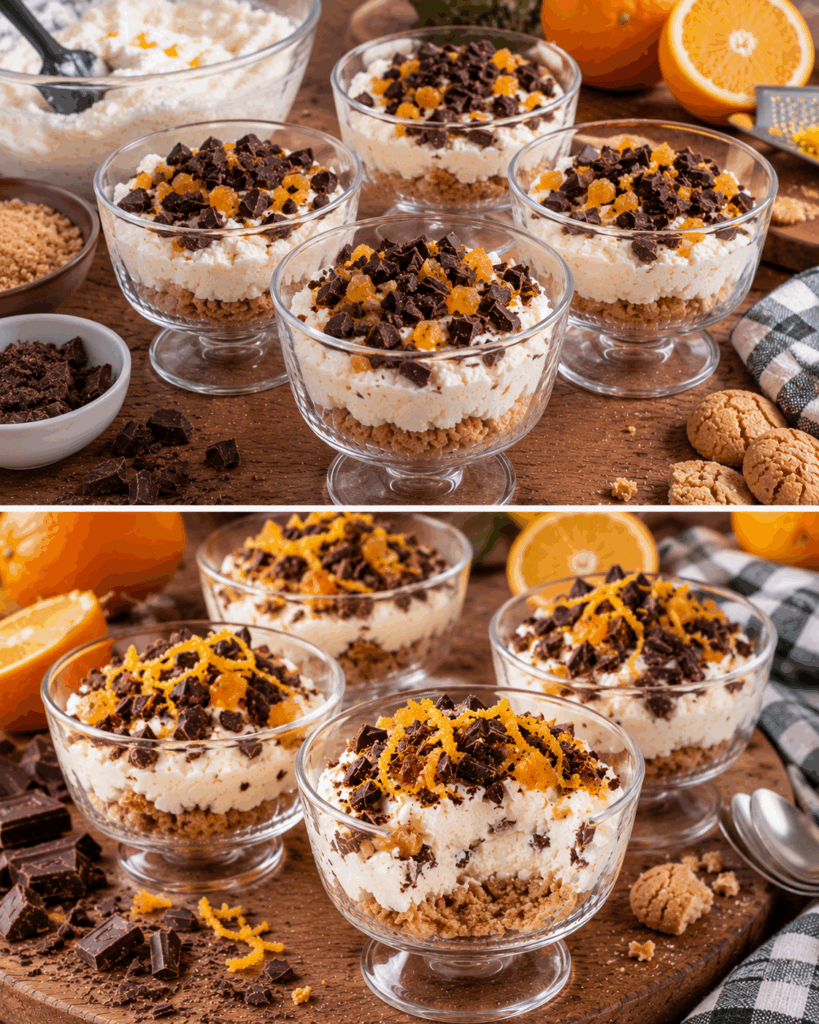 Coppa di Ricotta, Cioccolato Fondente e Arancia – Sicilia