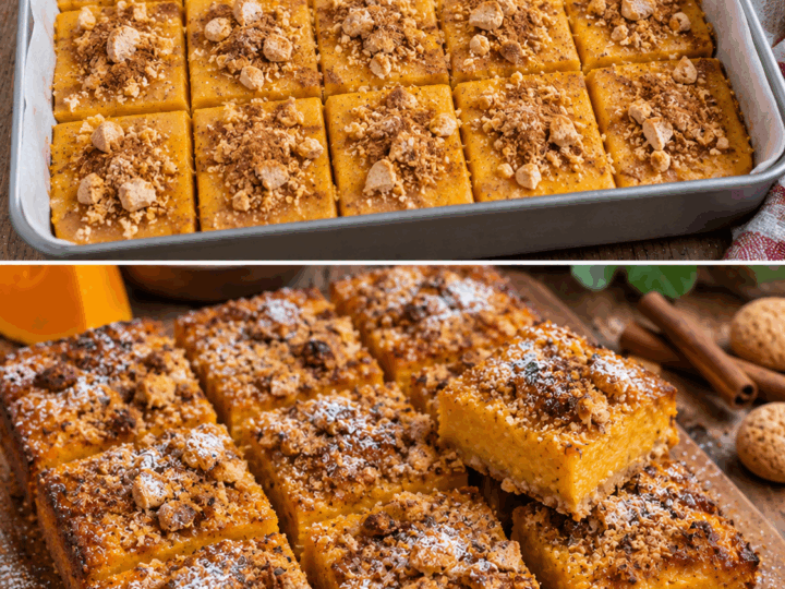 Quadrotti alla Zucca, Amaretti e Cannella – Lombardia