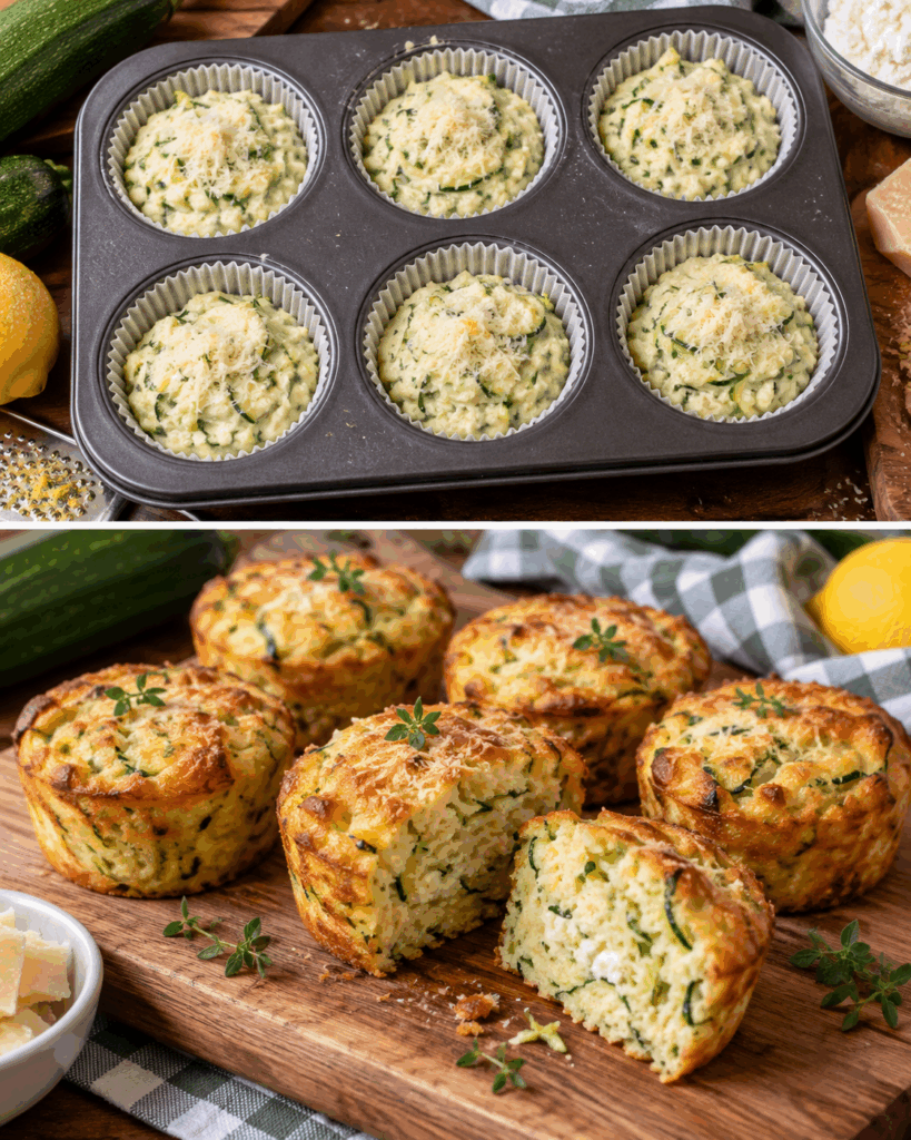 Tortini di Zucchine con Ricotta, Pecorino e Limone – Lazio