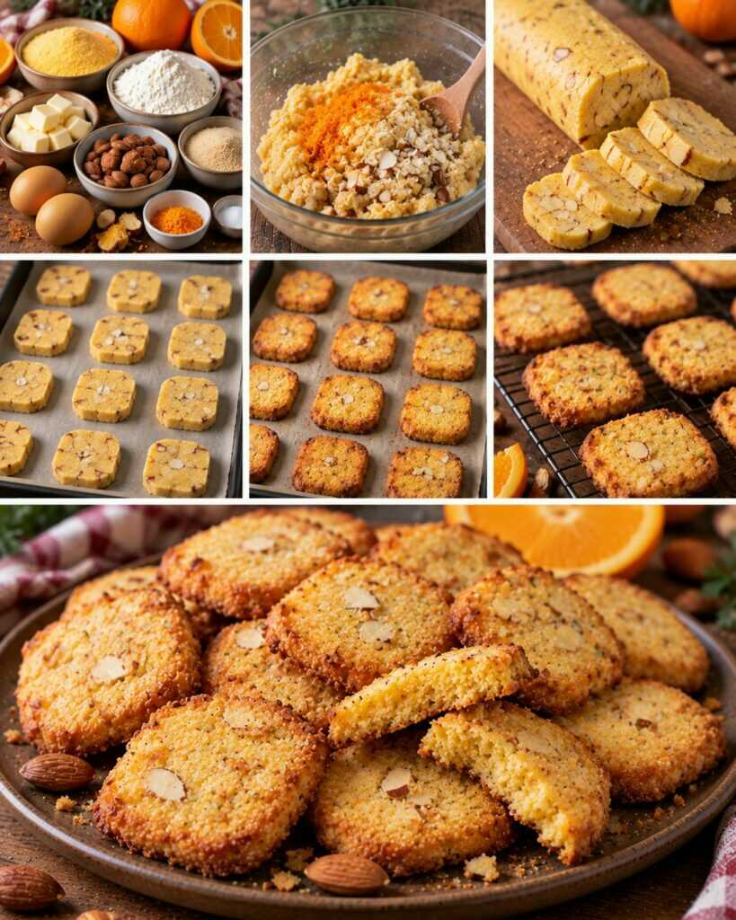 Biscotti Croccanti alla Polenta con Mandorle e Arancia – Veneto