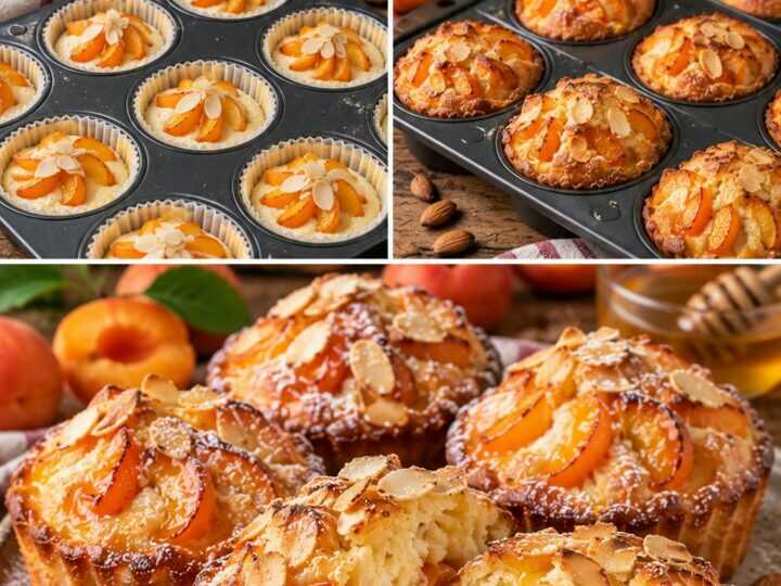 Tortine Morbide alla Ricotta con Albicocche, Mandorle e Miele – Sicilia