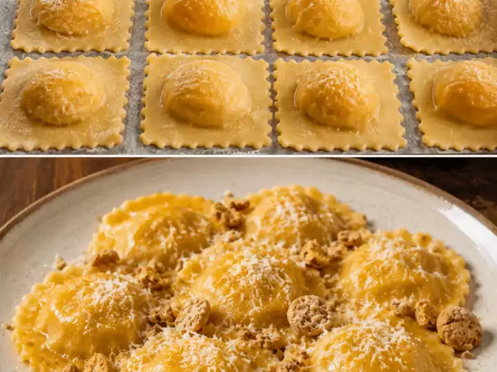 Tortelli di Zucca alla Mantovana con Amaretti – Lombardia