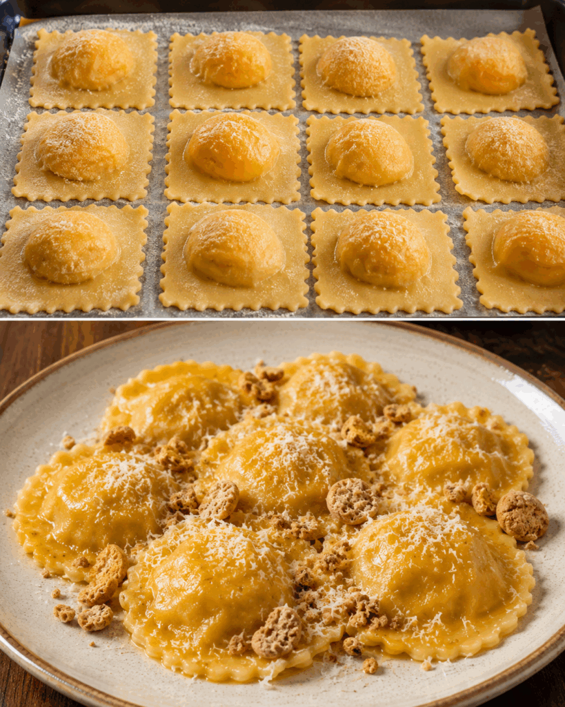 Tortelli di Zucca alla Mantovana con Amaretti – Lombardia