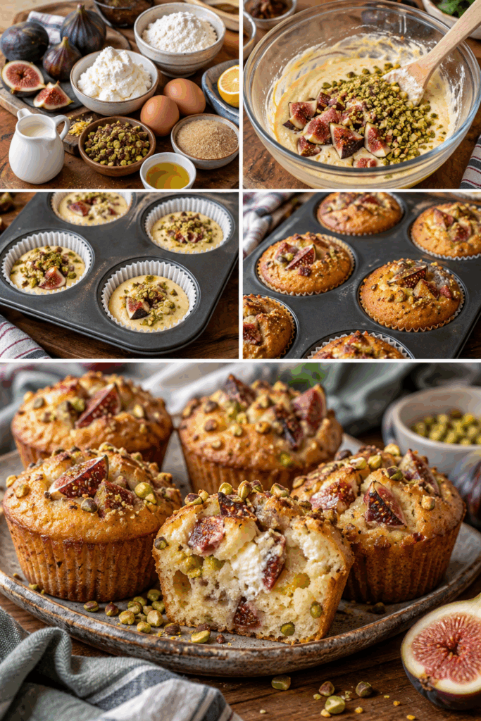 Tortine Morbide ai Fichi, Ricotta e Pistacchi – Sicilia