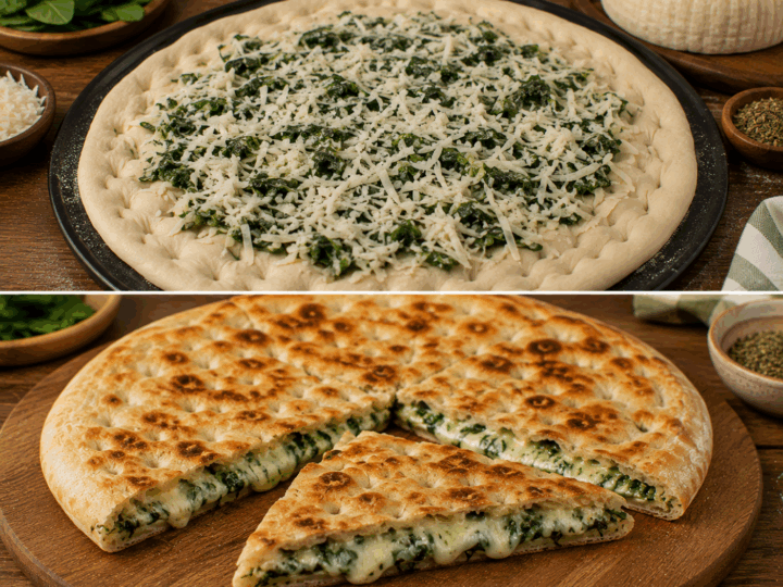 Torta al Testo Farcita con Erbe e Pecorino – Umbria