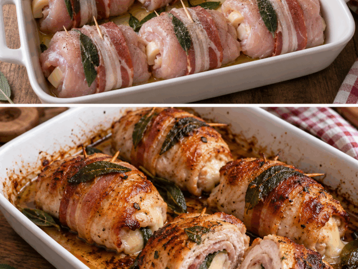 Involtini di Tacchino con Scamorza, Pancetta e Salvia – Abruzzo
