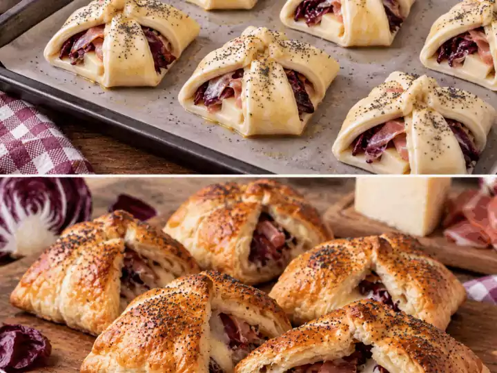 Fagottini Caldi di Radicchio, Speck e Asiago – Veneto