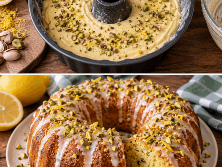Ciambella al Limone, Yogurt e Pistacchi – Sicilia