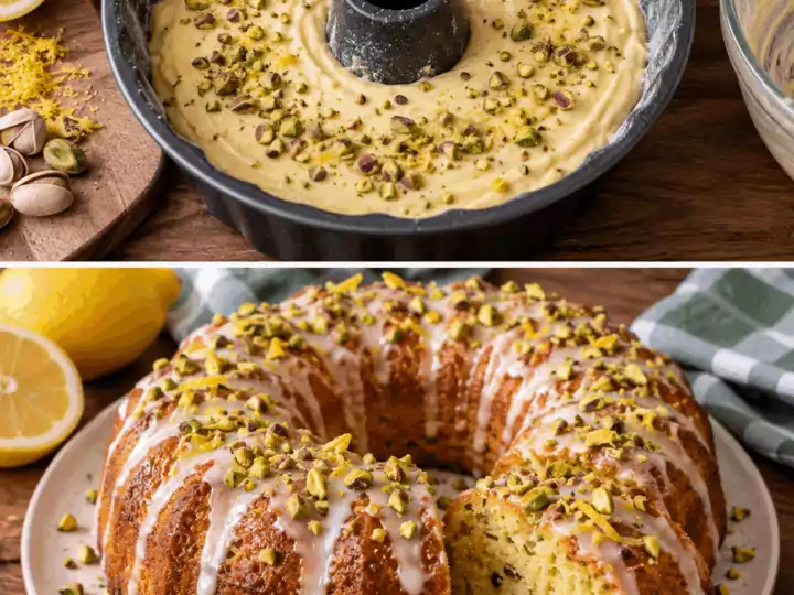 Ciambella al Limone, Yogurt e Pistacchi – Sicilia