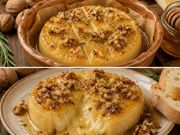 Pecorino di Pienza al Forno con Miele e Noci – Toscana