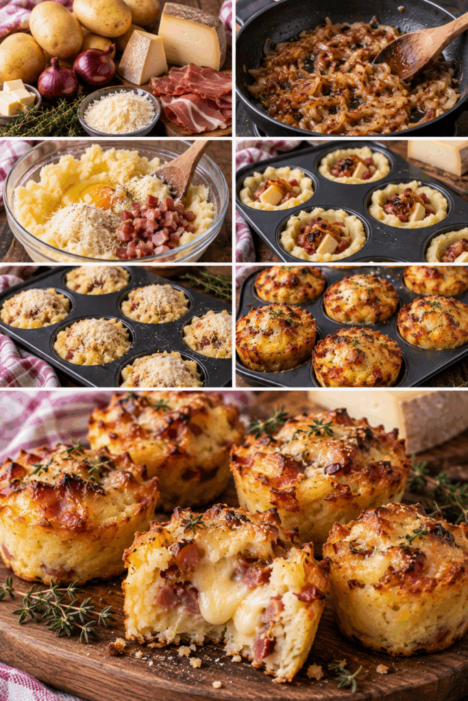 Mini Sformati di Patate con Toma, Speck e Cipolla Caramellata – Valle d’Aosta