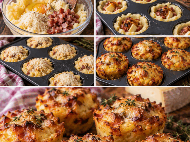 Mini Sformati di Patate con Toma, Speck e Cipolla Caramellata – Valle d’Aosta