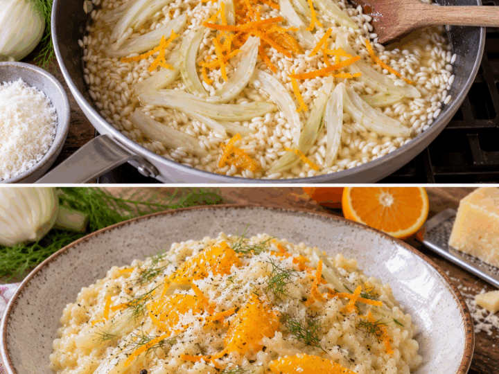 Risotto con Finocchi, Arancia e Pecorino Sardo – Sardegna