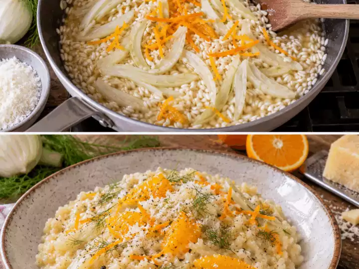 Risotto con Finocchi, Arancia e Pecorino Sardo – Sardegna
