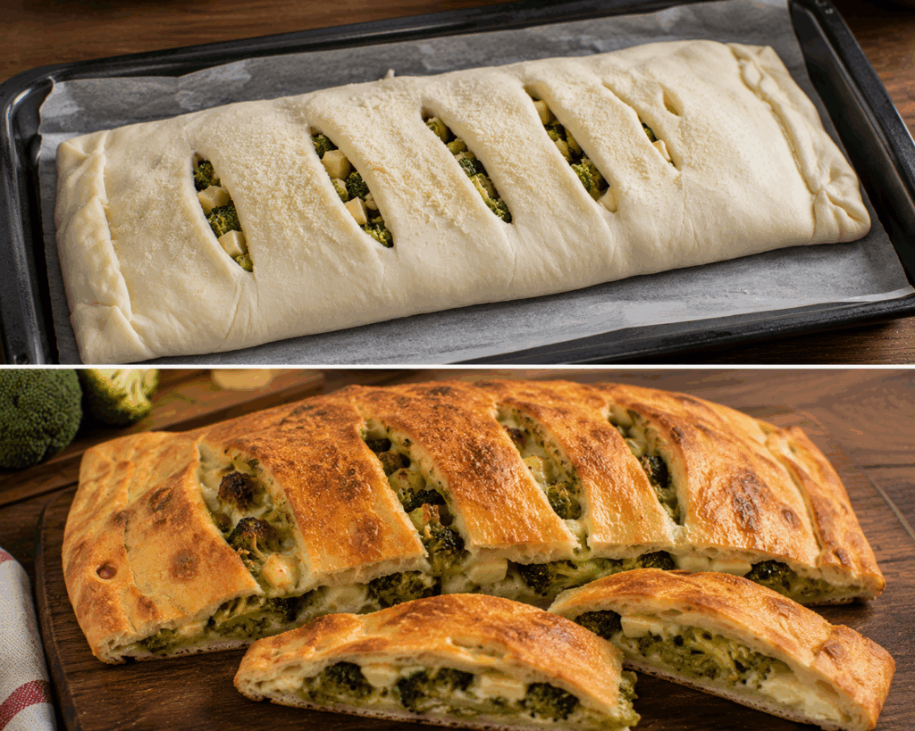 Scacciata Catanese con Tuma e Broccoli – Sicilia
