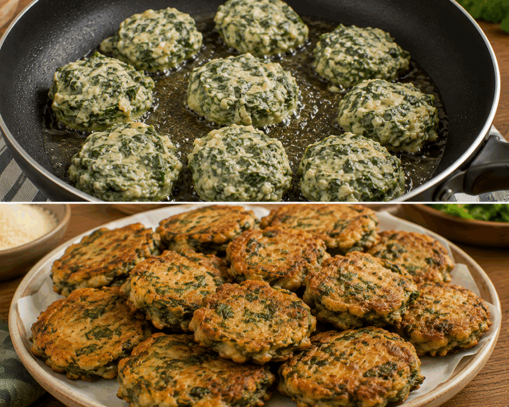 Frittelle di Cicoria e Pecorino alla Romana – Lazio