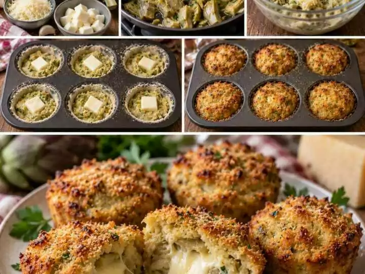 Tortini Caldi di Carciofi con Pecorino e Cuore Filante – Lazio