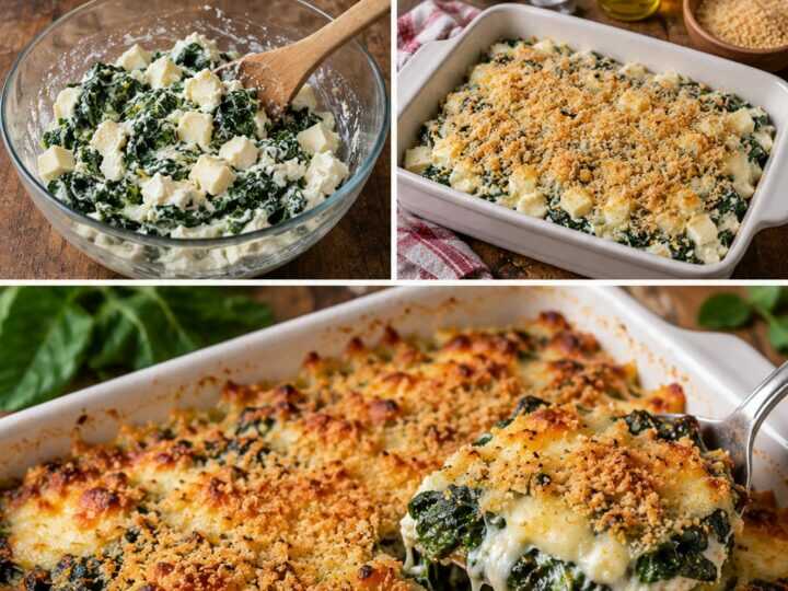 Bietole Gratinate con Ricotta, Scamorza e Mollica Croccante – Toscana