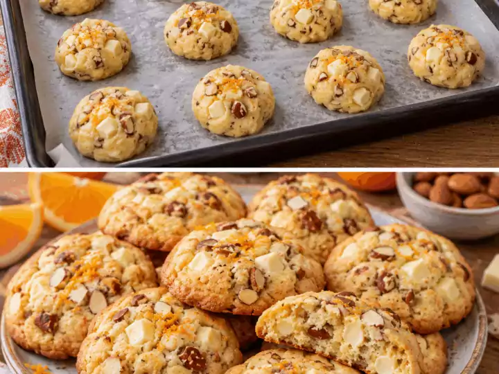 Biscotti Morbidi all’Arancia, Mandorle e Cioccolato Bianco – Sicilia