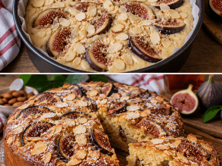Torta Soffice di Fichi, Mandorle e Vin Santo – Toscana