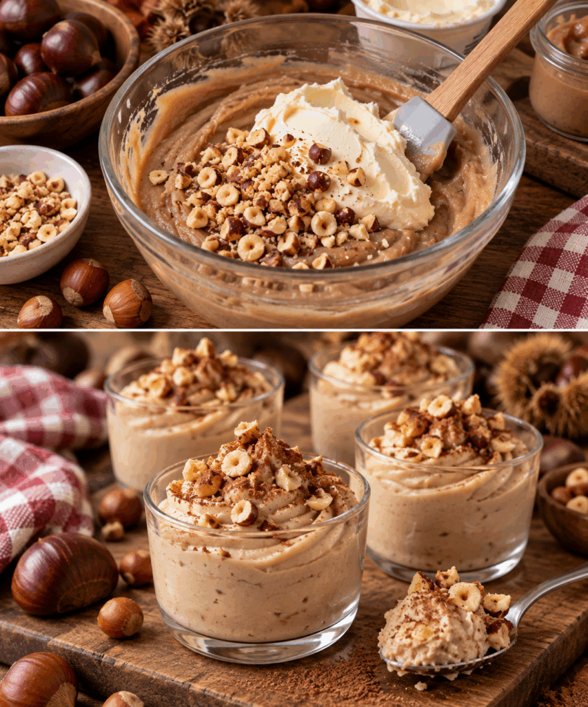 Crema di Castagne con Mascarpone e Nocciole – Lombardia