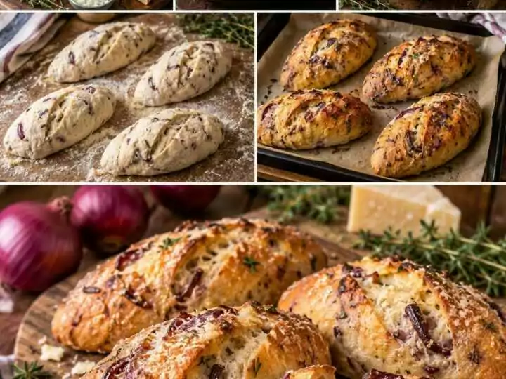 Filoncini Rustici con Cipolle Rosse, Parmigiano e Timo