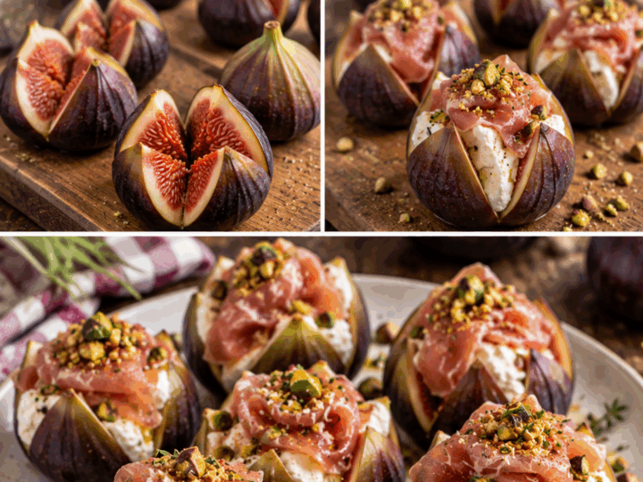 Fichi Freschi Ripieni di Robiola, Prosciutto Crudo e Pistacchi – Emilia-Romagna